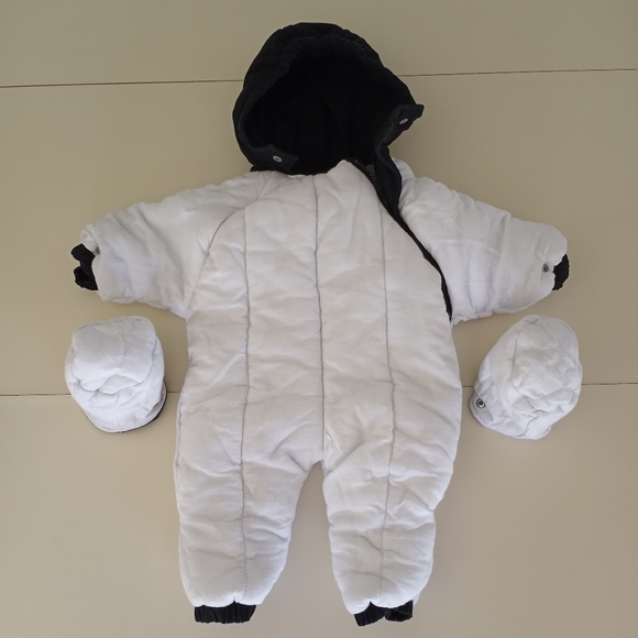Pittsburgh Steelers Infant Baby Snowsuit Bodysuit Size 6/9 Months - Picture 3 of 16